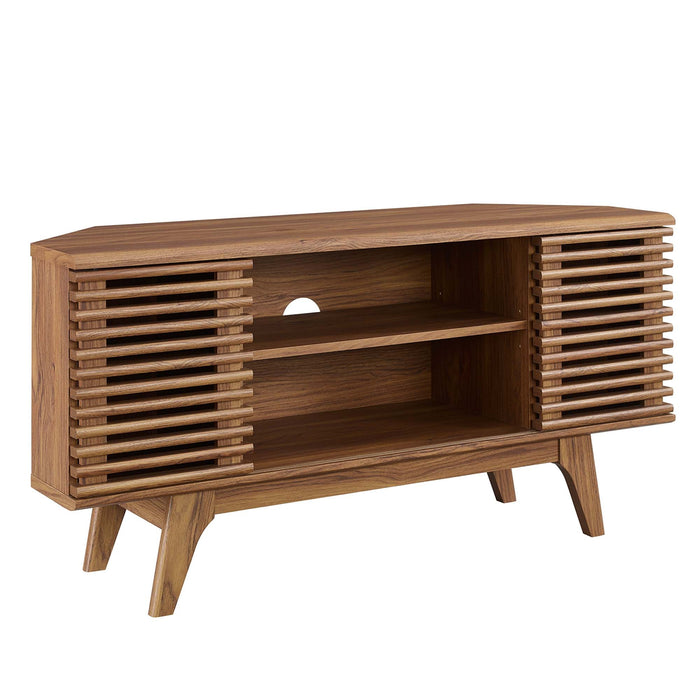 Modway Render 46" Corner TV Stand Living Room Furniture - View 26