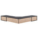 Modway Render Wall Mount Corner Office Desk - Dimensions