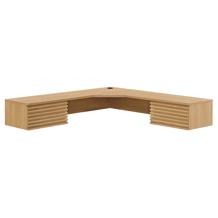 Modway Render Wall Mount Corner Office Desk - View 10