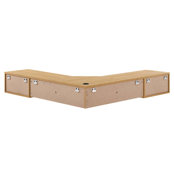 Modway Render Wall Mount Corner Office Desk - View 15