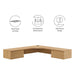 Modway Render Wall Mount Corner Office Desk - View 11