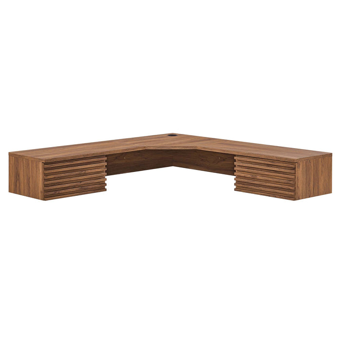 Modway Render Wall Mount Corner Office Desk - View 26