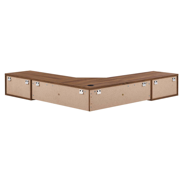 Modway Render Wall Mount Corner Office Desk - View 23