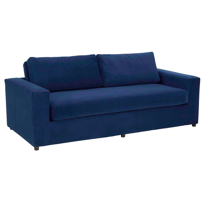 Avendale Velvet Sofa – Made in the USA With Bench Seat Cushion - alternate angle view