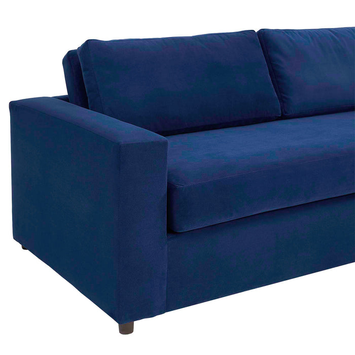 Avendale Velvet Sofa – Made in the USA With Bench Seat Cushion - view 8