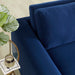 Avendale Velvet Sofa – Made in the USA With Bench Seat Cushion - in lifestyle setting