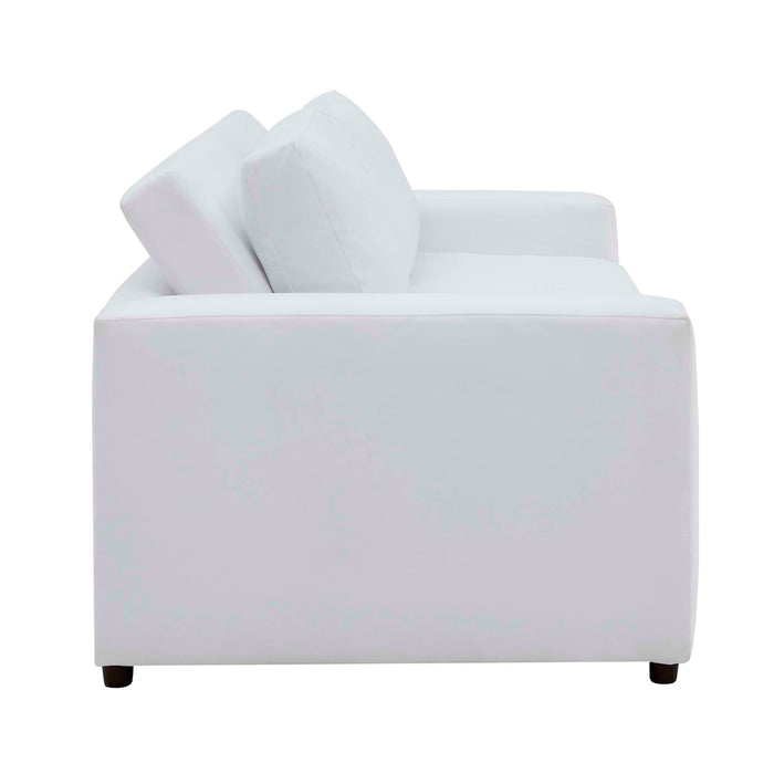 Avendale Velvet Sofa – Made in the USA With Bench Seat Cushion - view 13
