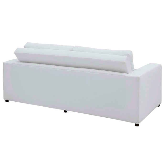 Avendale Velvet Sofa – Made in the USA With Bench Seat Cushion - view 14