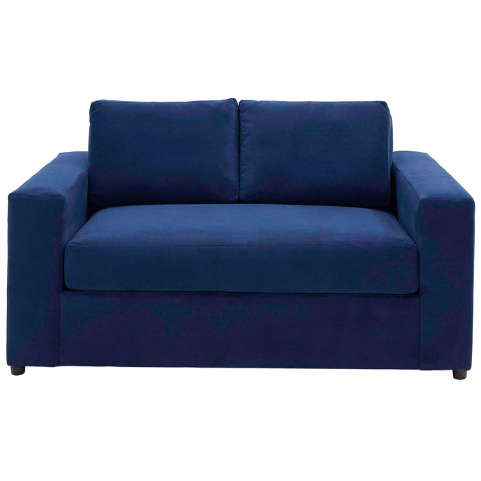 Avendale Velvet Loveseat – Made in the USA With Bench Seat Cushion - view 7