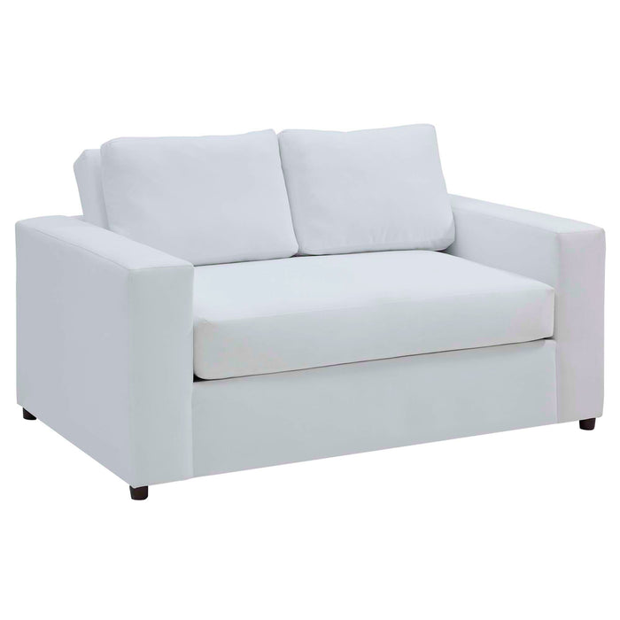 Avendale Velvet Loveseat – Made in the USA With Bench Seat Cushion - view 10