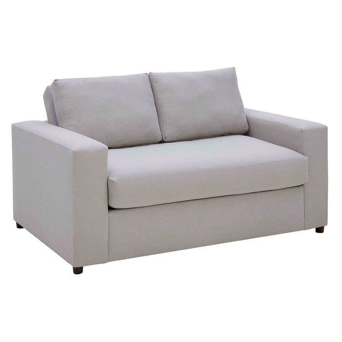 Avendale Linen Blend Loveseat – Made in the USA With Bench Seat Cushion - alternate angle view