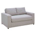 Avendale Linen Blend Loveseat – Made in the USA With Bench Seat Cushion - alternate angle view