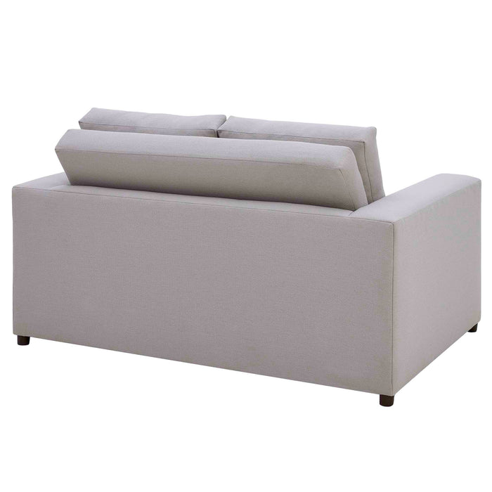Avendale Linen Blend Loveseat – Made in the USA With Bench Seat Cushion - view 6