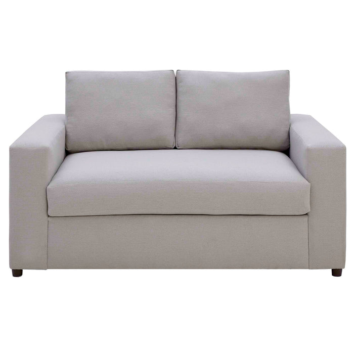 Avendale Linen Blend Loveseat – Made in the USA With Bench Seat Cushion - view 7