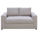 Avendale Linen Blend Loveseat – Made in the USA With Bench Seat Cushion - view 7