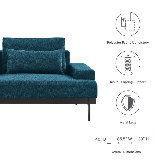 Proximity Upholstered Fabric Sofa - detail close-up