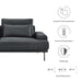 Proximity Upholstered Fabric Sofa - view 12
