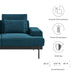 Proximity Upholstered Fabric Loveseat - detail close-up
