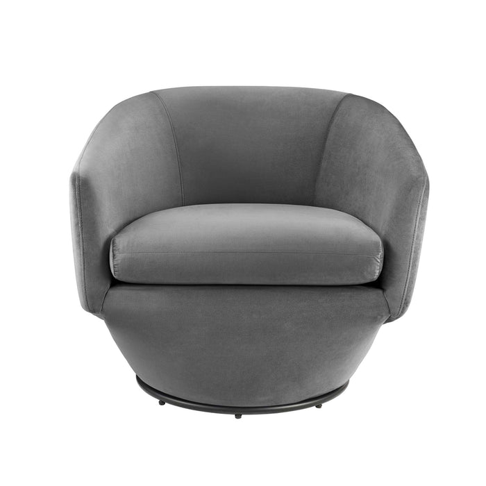 Modway Series Performance Velvet Fabric Swivel Chair Living Room Furniture - Features