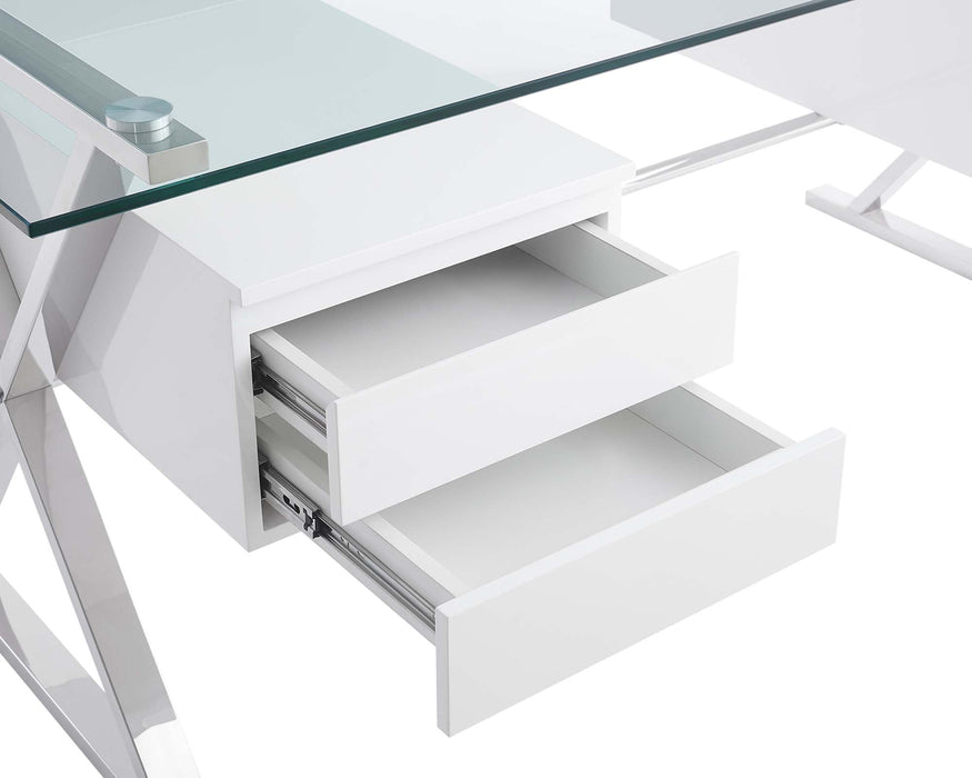 Modway Sector 71" Glass Top Glass Office Desk - Installation View