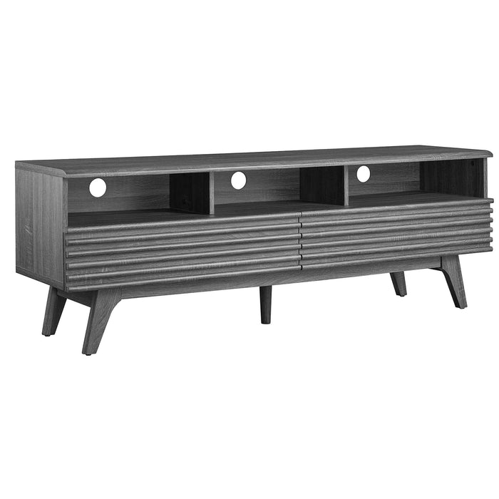Modway Render 60" TV Stand Living Room Furniture in Black