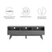 Modway Render 60" TV Stand Living Room Furniture in Black - Side View
