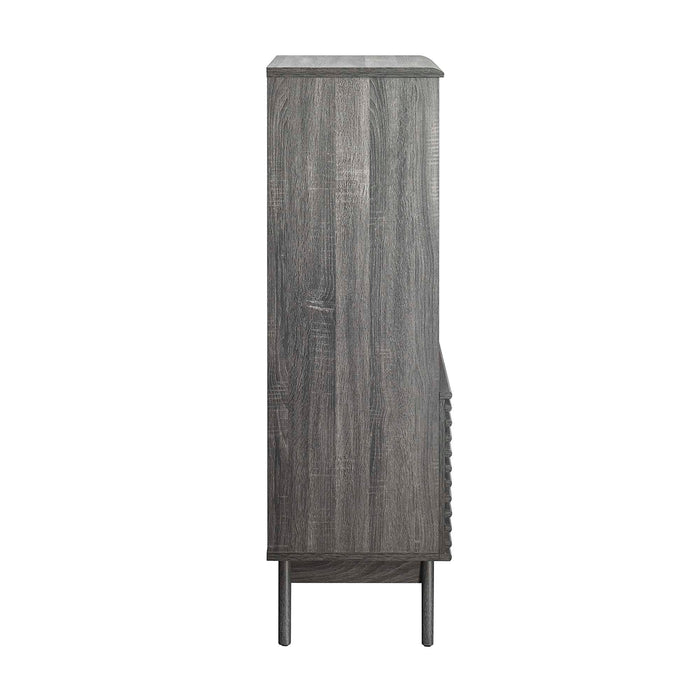 Modway Render Display Cabinet Bookshelf Storage Shelf - Dimensions