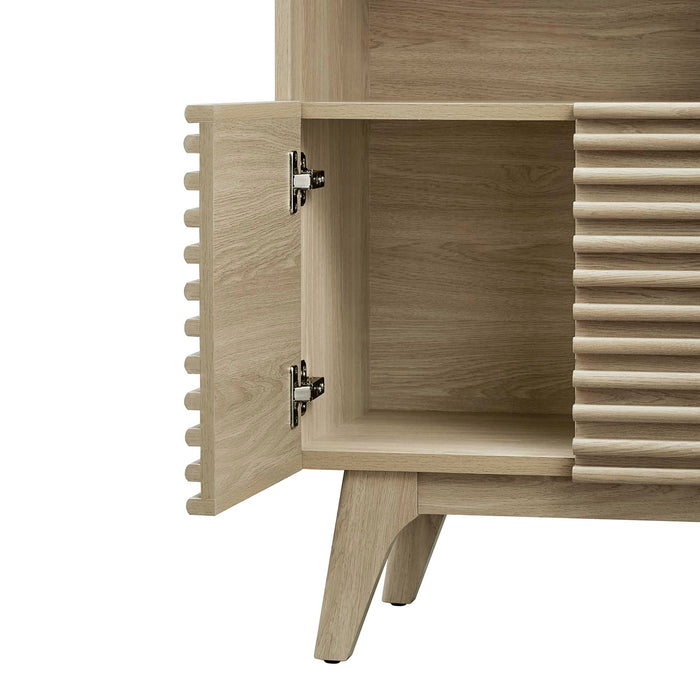 Modway Render Display Cabinet Bookshelf Storage Shelf - View 18