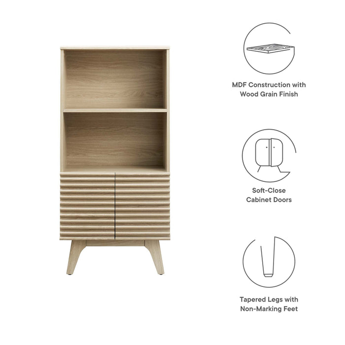 Modway Render Display Cabinet Bookshelf Storage Shelf - View 11