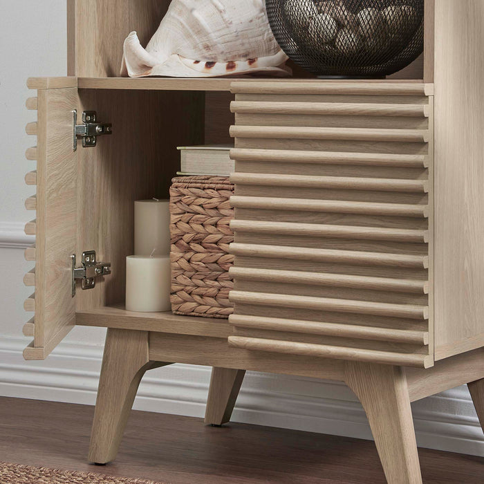 Modway Render Display Cabinet Bookshelf Storage Shelf - View 13