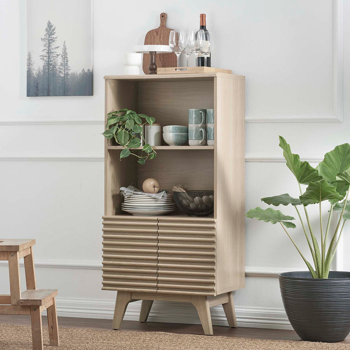 Modway Render Display Cabinet Bookshelf Storage Shelf - View 10