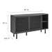 Modway Kurtis 59" Sideboard Living Room Furniture in Black - Detail View