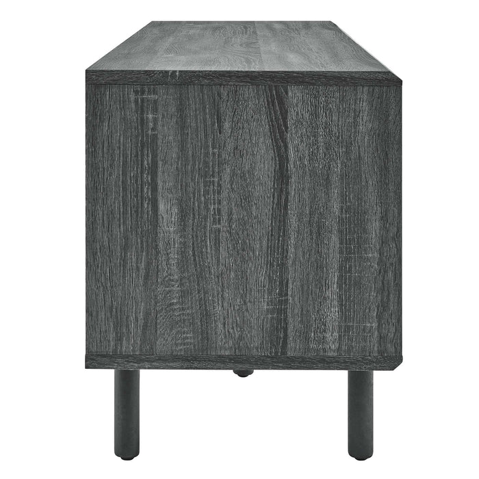 Modway Kurtis 67" TV and Vinyl Record Stand Living Room Furniture - Lifestyle View