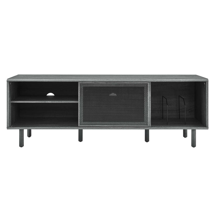 Modway Kurtis 67" TV and Vinyl Record Stand Living Room Furniture - Features