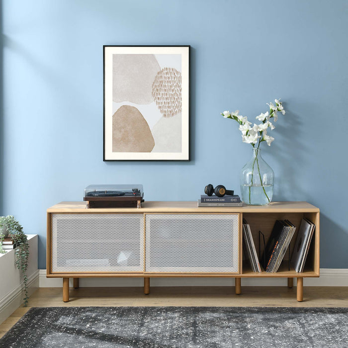 Modway Kurtis 67" TV and Vinyl Record Stand Living Room Furniture - View 10