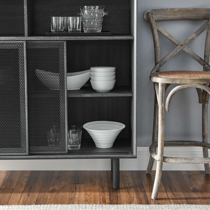Modway Kurtis 47" Display Cabinet Storage Shelf - Close-Up