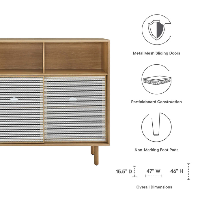 Modway Kurtis 47" Display Cabinet Storage Shelf - View 11