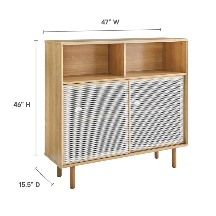 Modway Kurtis 47" Display Cabinet Storage Shelf - View 12