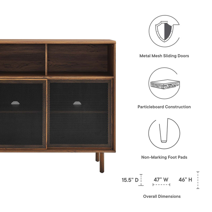 Modway Kurtis 47" Display Cabinet Storage Shelf - View 20
