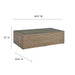 Convene Outdoor Patio Coffee Table - in lifestyle setting