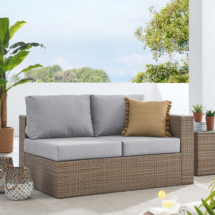 Convene Outdoor Patio Right-Arm Loveseat - Modway \outdoor\sofas & sectionals