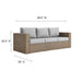 Convene Outdoor Patio Sofa - in lifestyle setting