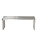 Gridiron Medium Stainless Steel Bench - detail close-up