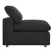 Commix Down Filled Overstuffed Boucle Fabric Armless Chair - view 6