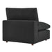 Commix Down Filled Overstuffed Boucle Fabric Armless Chair - view 7