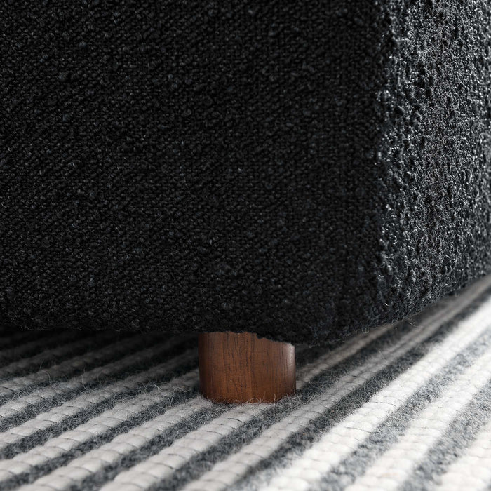 Commix Down Filled Overstuffed Boucle Fabric Armless Chair - view 5