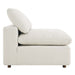 Commix Down Filled Overstuffed Boucle Fabric Armless Chair - view 15