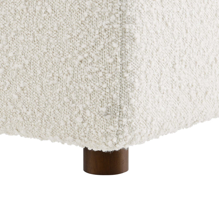 Commix Down Filled Overstuffed Boucle Fabric Armless Chair - view 18