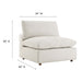 Commix Down Filled Overstuffed Boucle Fabric Armless Chair - view 13
