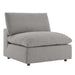 Commix Down Filled Overstuffed Boucle Fabric Armless Chair - view 20